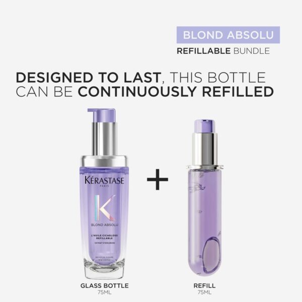 Kérastase Blond Absolu L´Huile Cicagloss Refillable Hair Oil 75ml - Bild 2